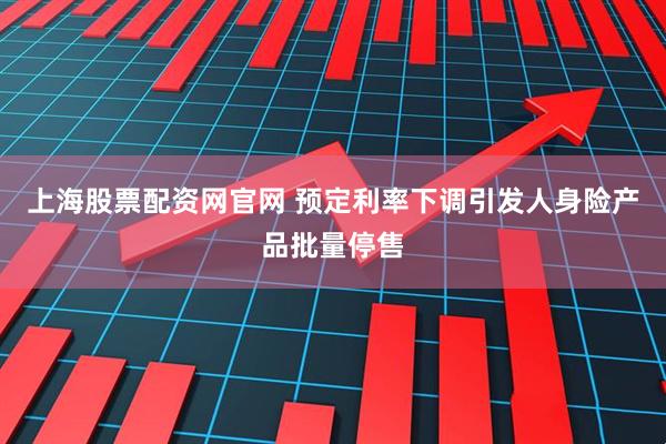 上海股票配资网官网 预定利率下调引发人身险产品批量停售